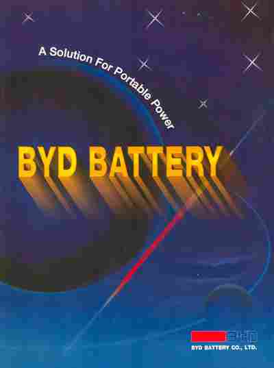 Буклет BYD Battery A Solution For Portable power, 55-1538, Баград.рф